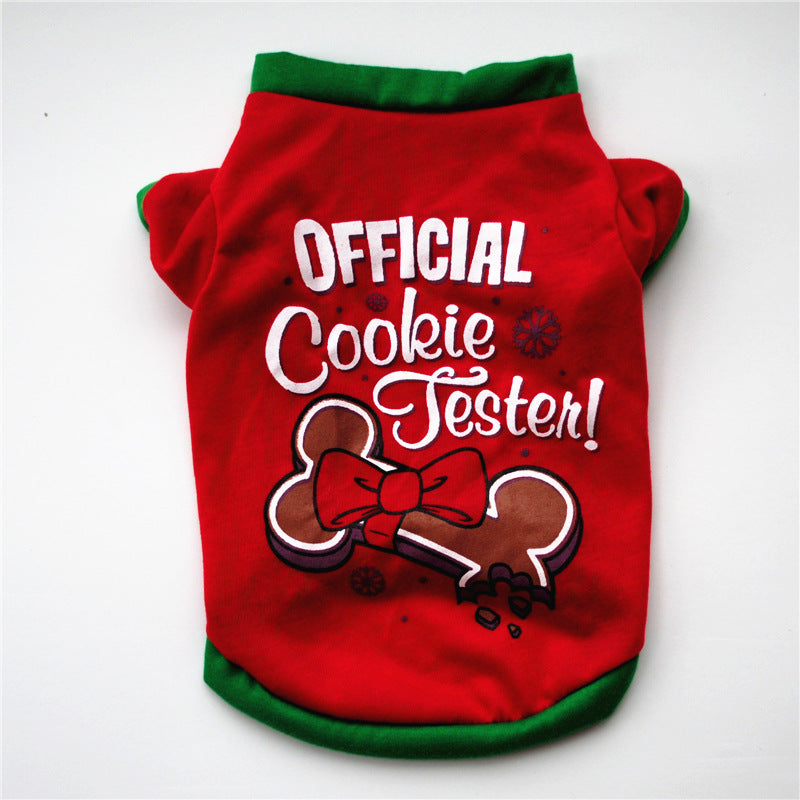 Cute Dog Clothing Christmas Dog Shirts