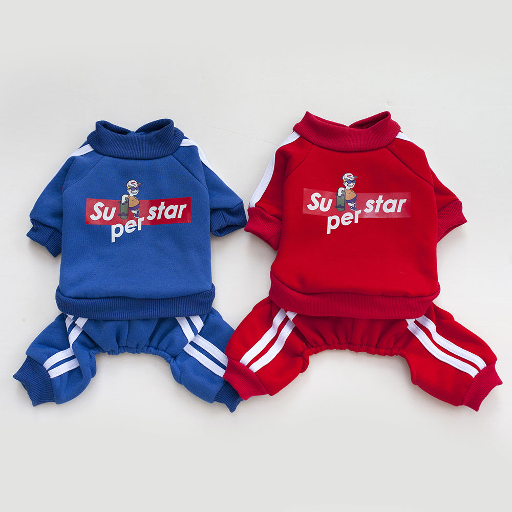 Four-Leg Sport Hoodie Puppy Clothes