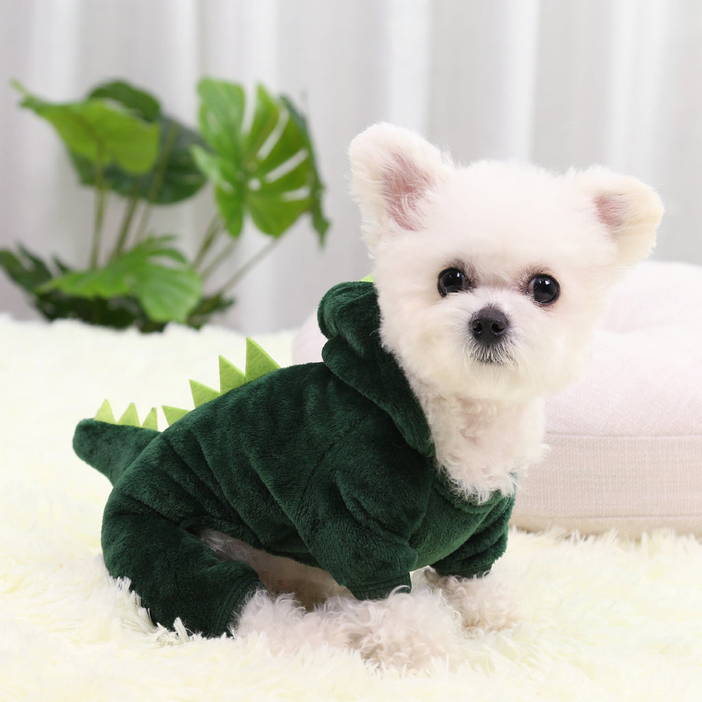 Pet Hoodies Jumpsuit Dogs Flannel Pajamas