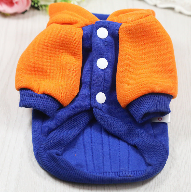 Dog Clothes Sports Stripe Hoodies