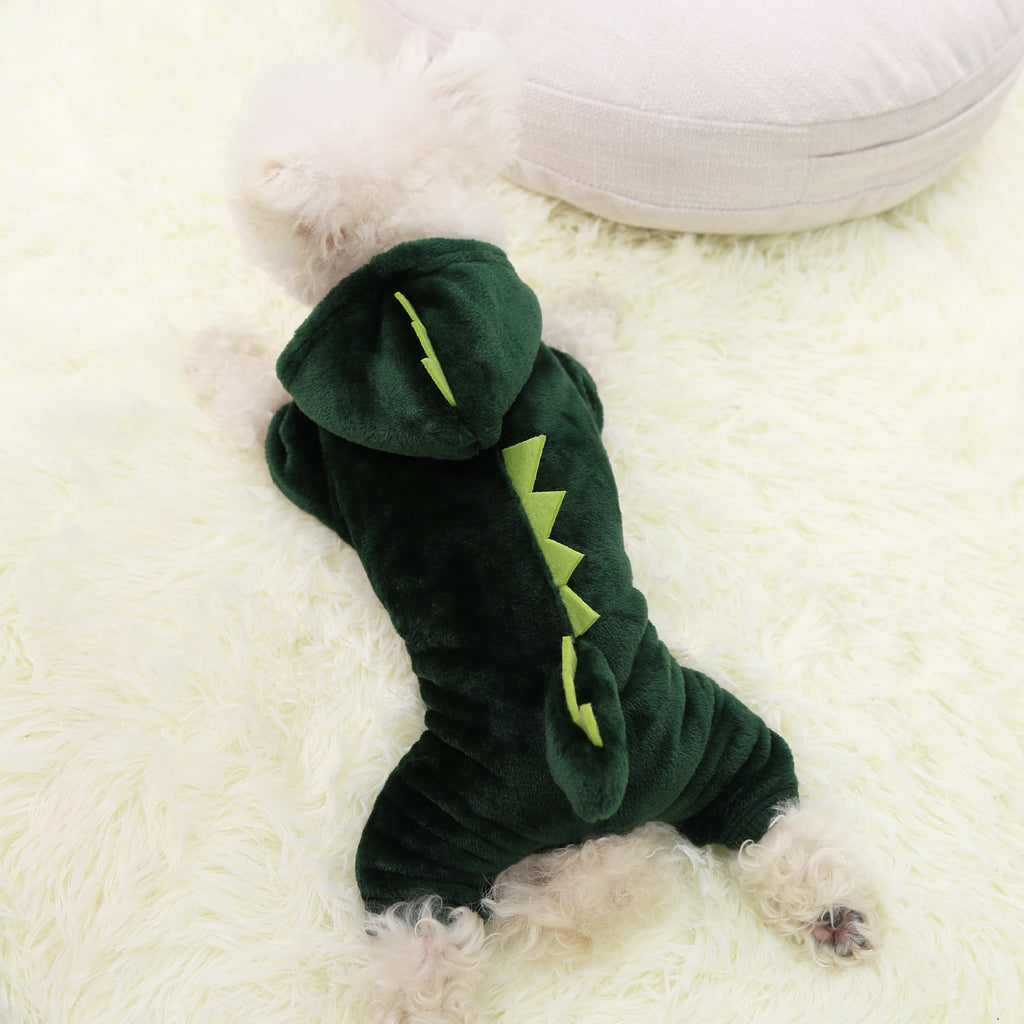 Pet Hoodies Jumpsuit Dogs Flannel Pajamas