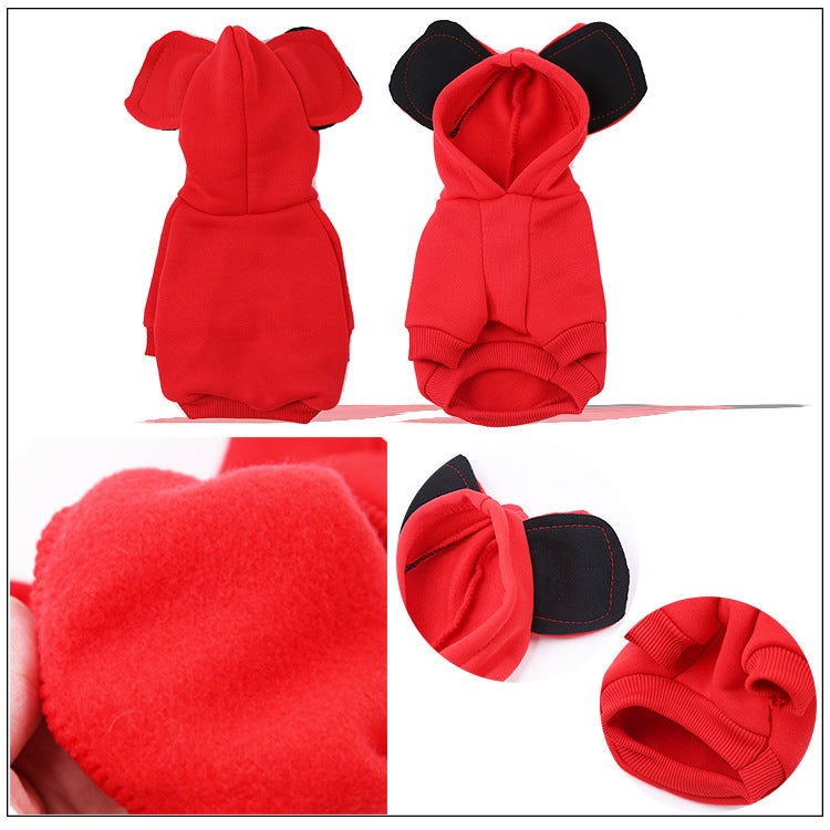 Cute Big Ears Clothes Outfit Blank Hoodies