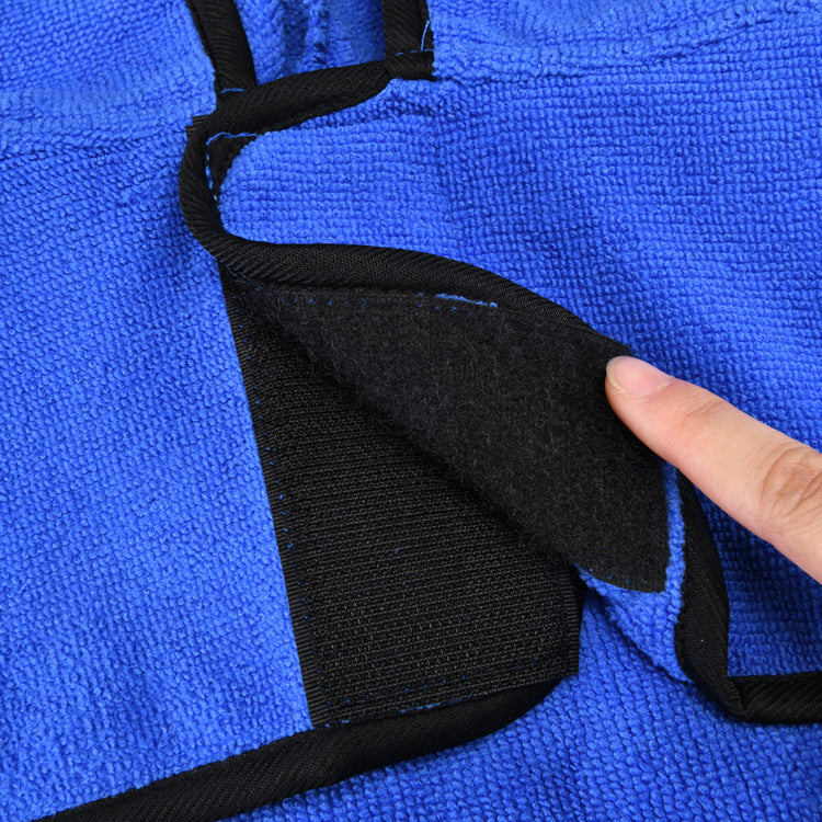 Dog Bathrobe Towel Pet Drying Robes