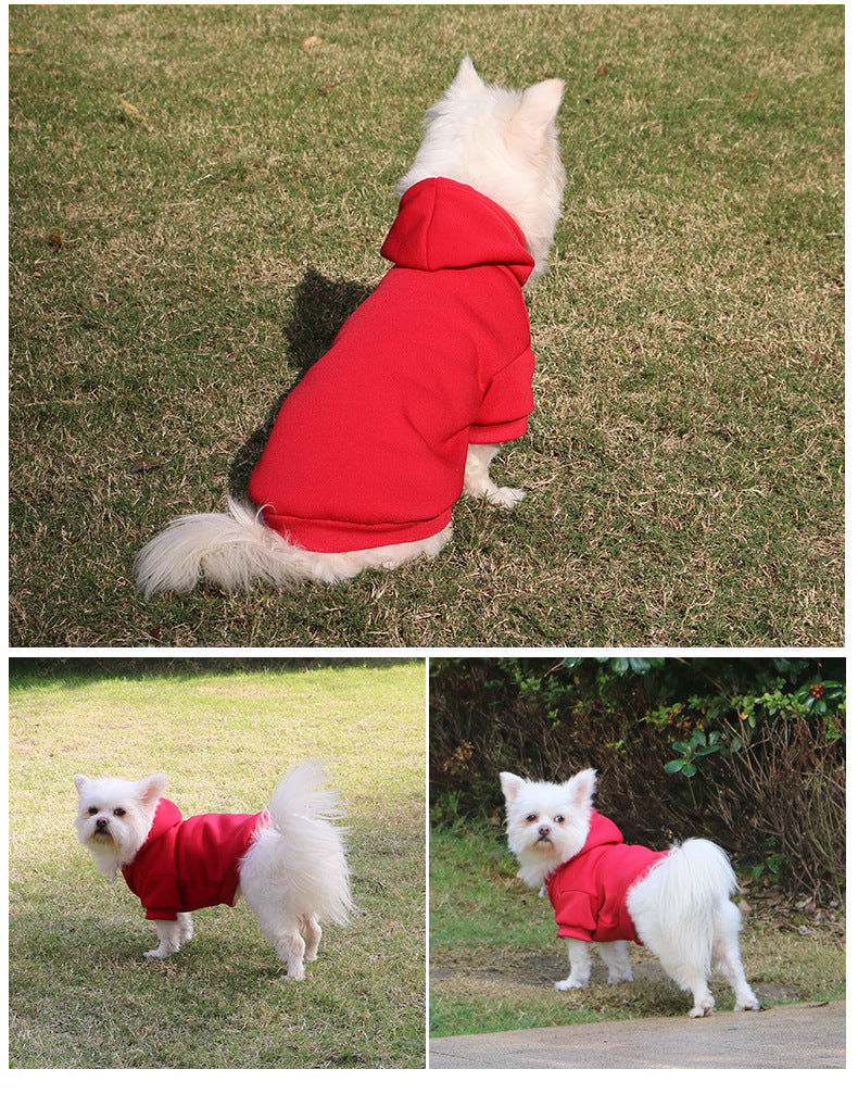 Cute Puppy Hoodies Blank Doggie Sweater