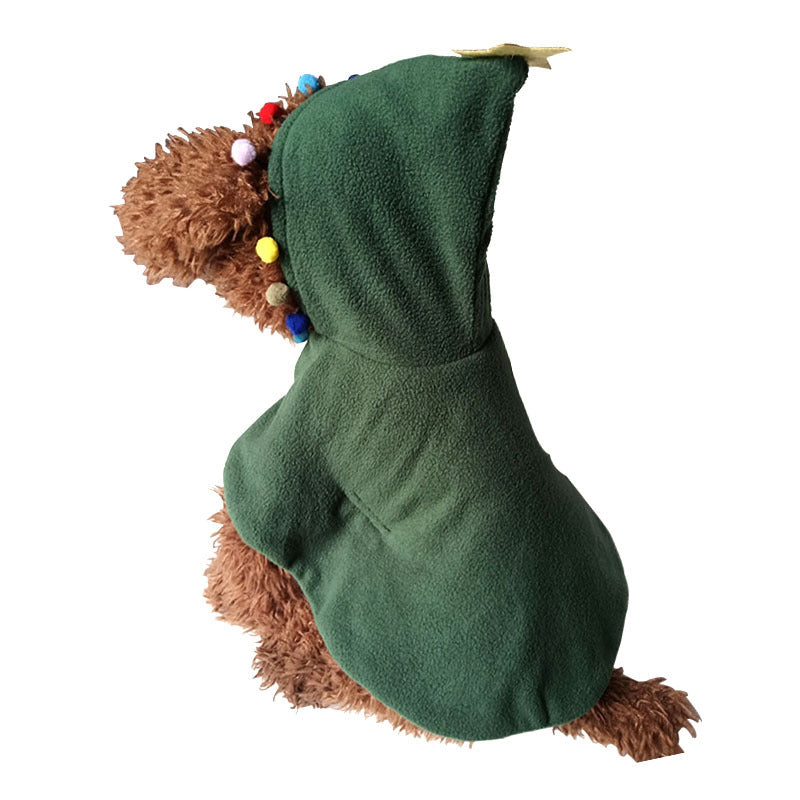Pet Christmas Costume Cloak