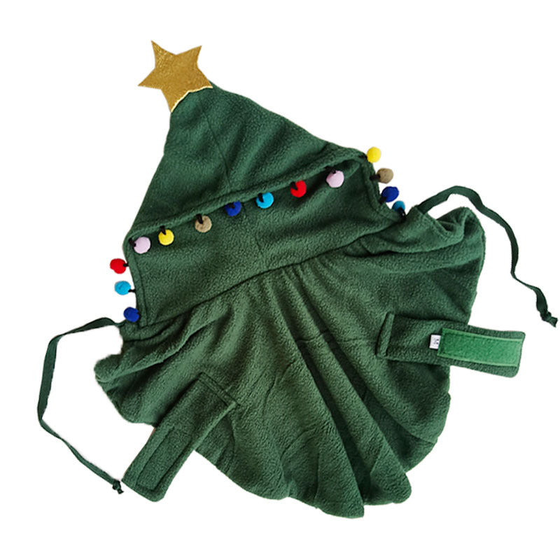 Pet Christmas Costume Cloak