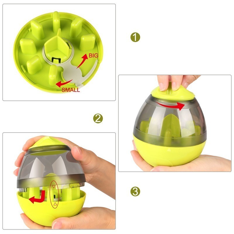 Puppy Feeder Dispenser Bowl Toy