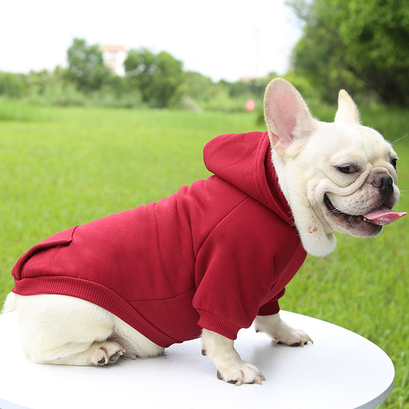 Classic Dog Clothing Warm Blank Hoodies for Crafting