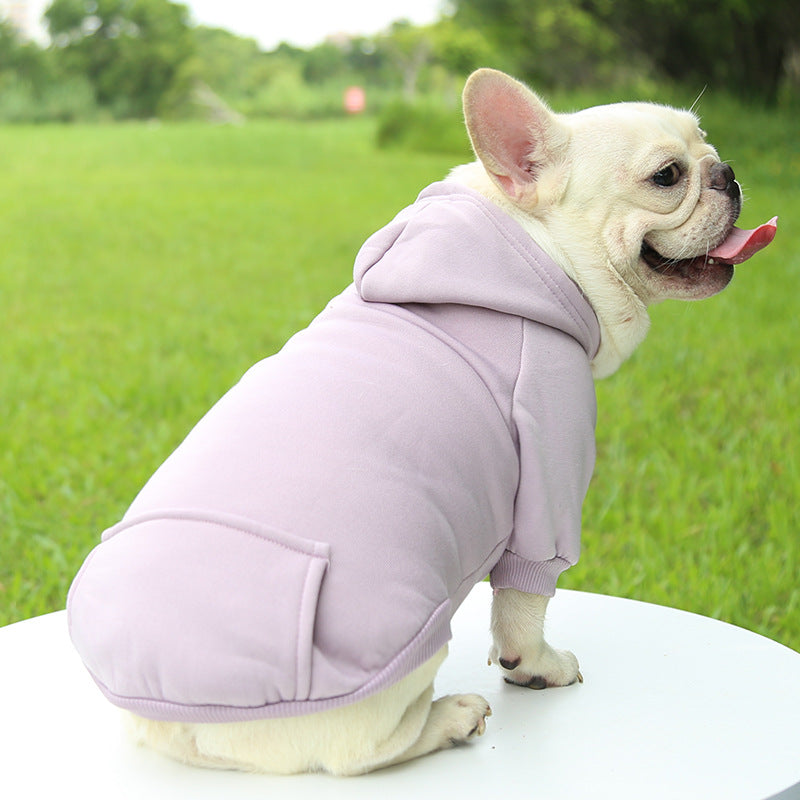 Classic Dog Clothing Warm Blank Hoodies for Crafting
