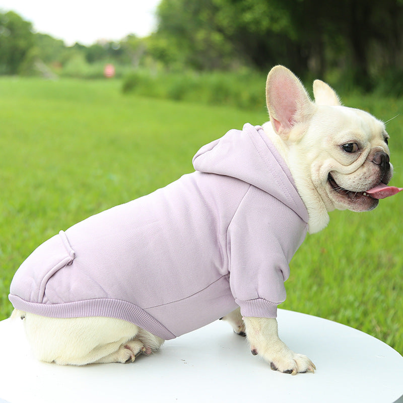 Classic Dog Clothing Warm Blank Hoodies for Crafting