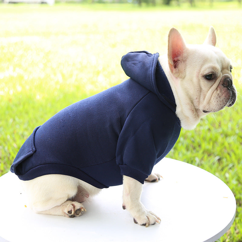 Classic Dog Clothing Warm Blank Hoodies for Crafting