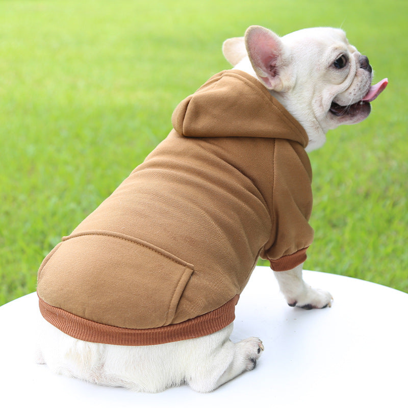 Classic Dog Clothing Warm Blank Hoodies for Crafting