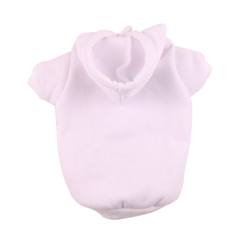Cute Puppy Hoodies Blank Doggie Sweater