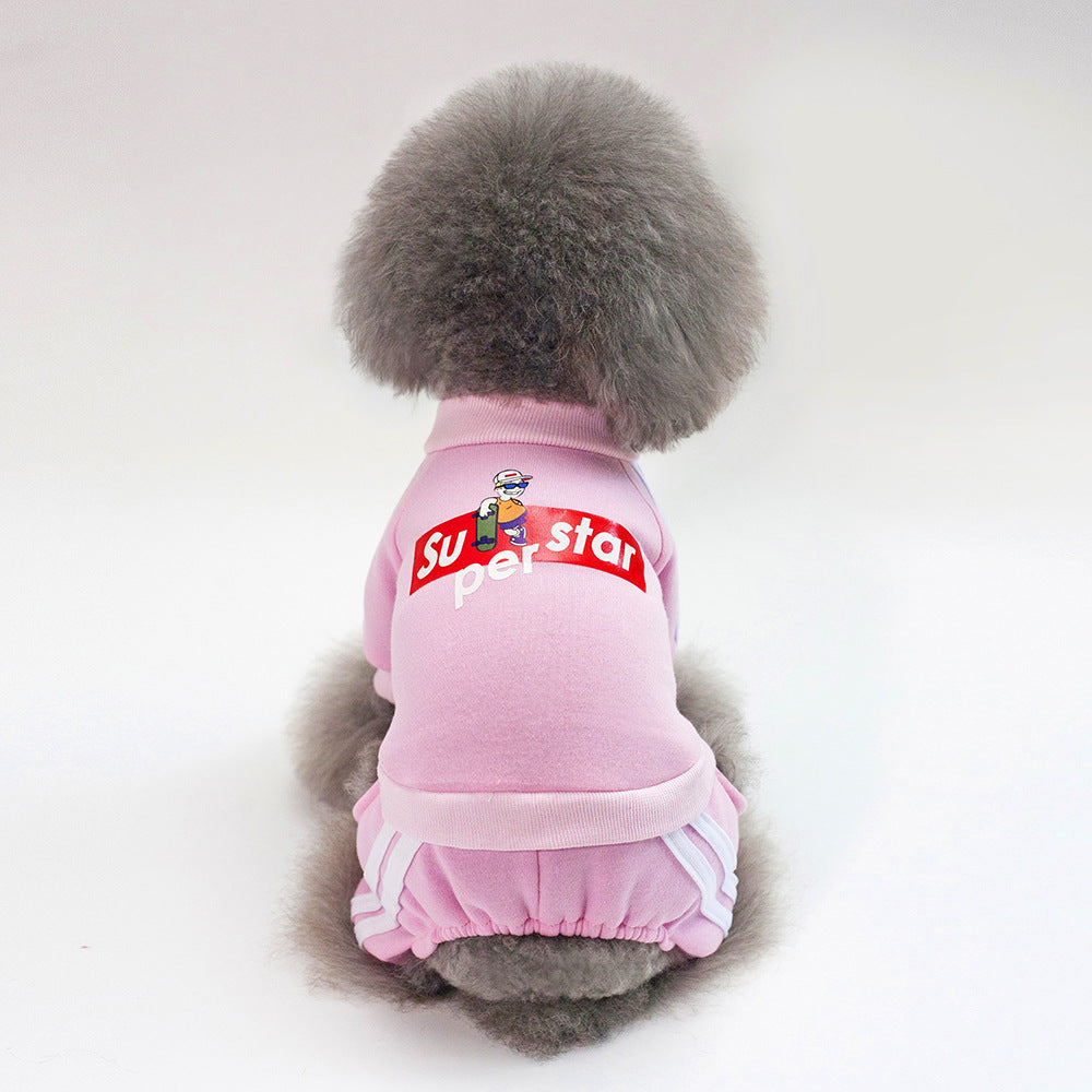 Four-Leg Sport Hoodie Puppy Clothes