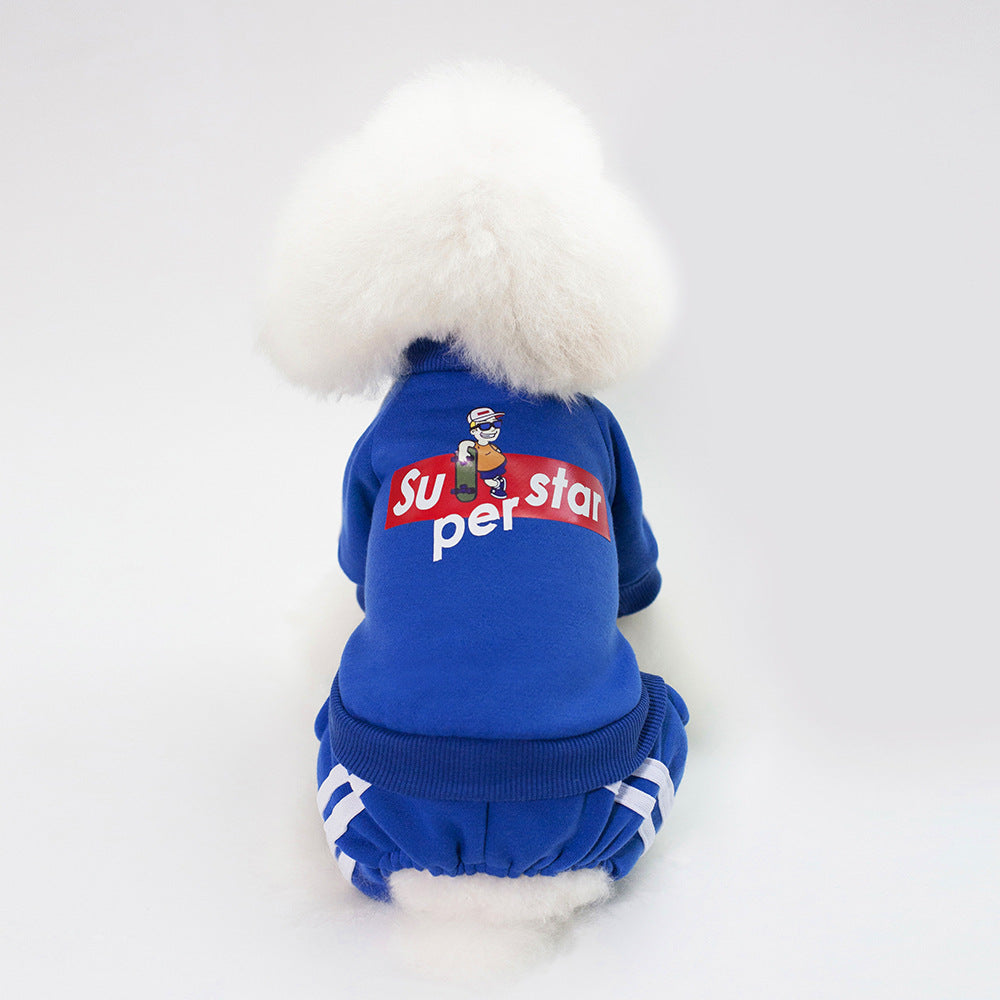 Four-Leg Sport Hoodie Puppy Clothes