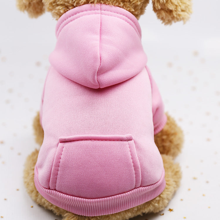Classic Dog Clothing Warm Blank Hoodies for Crafting
