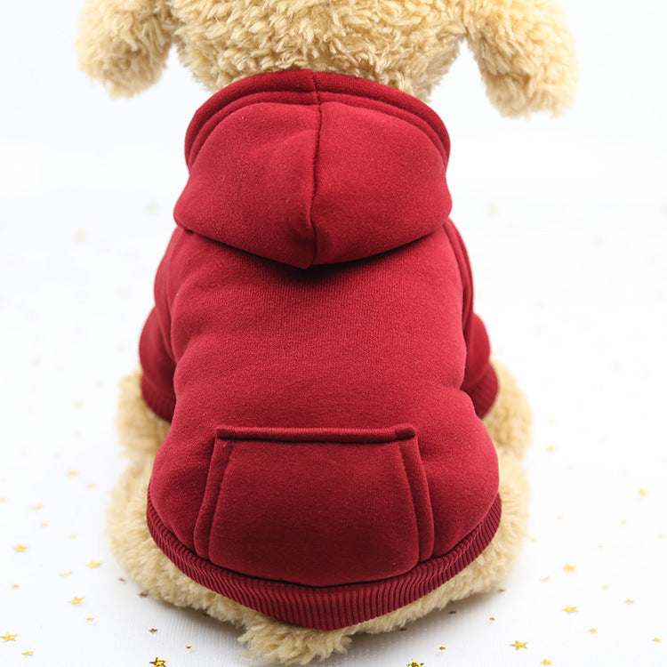 Classic Dog Clothing Warm Blank Hoodies for Crafting