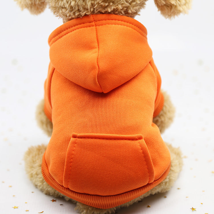 Classic Dog Clothing Warm Blank Hoodies for Crafting