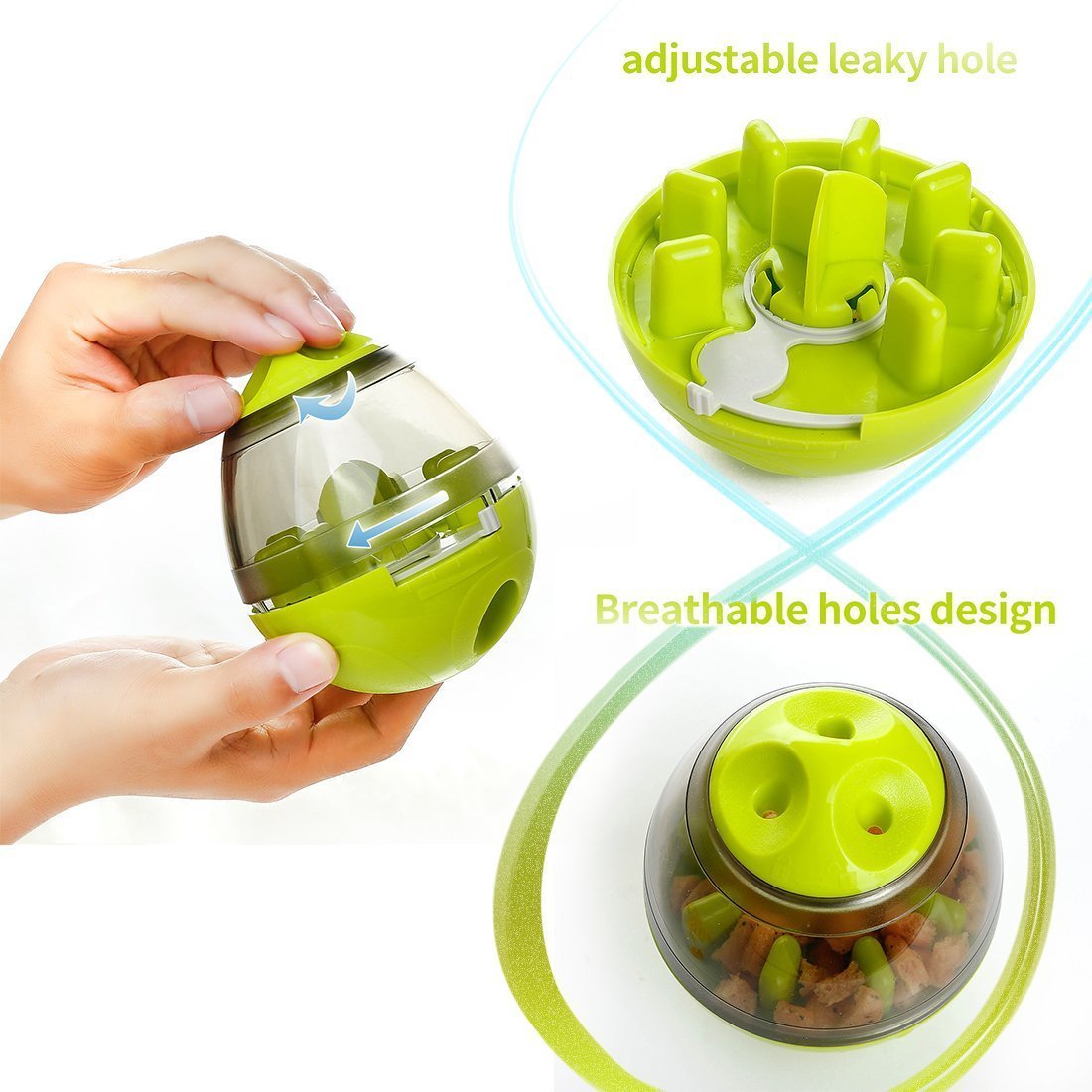 Puppy Feeder Dispenser Bowl Toy